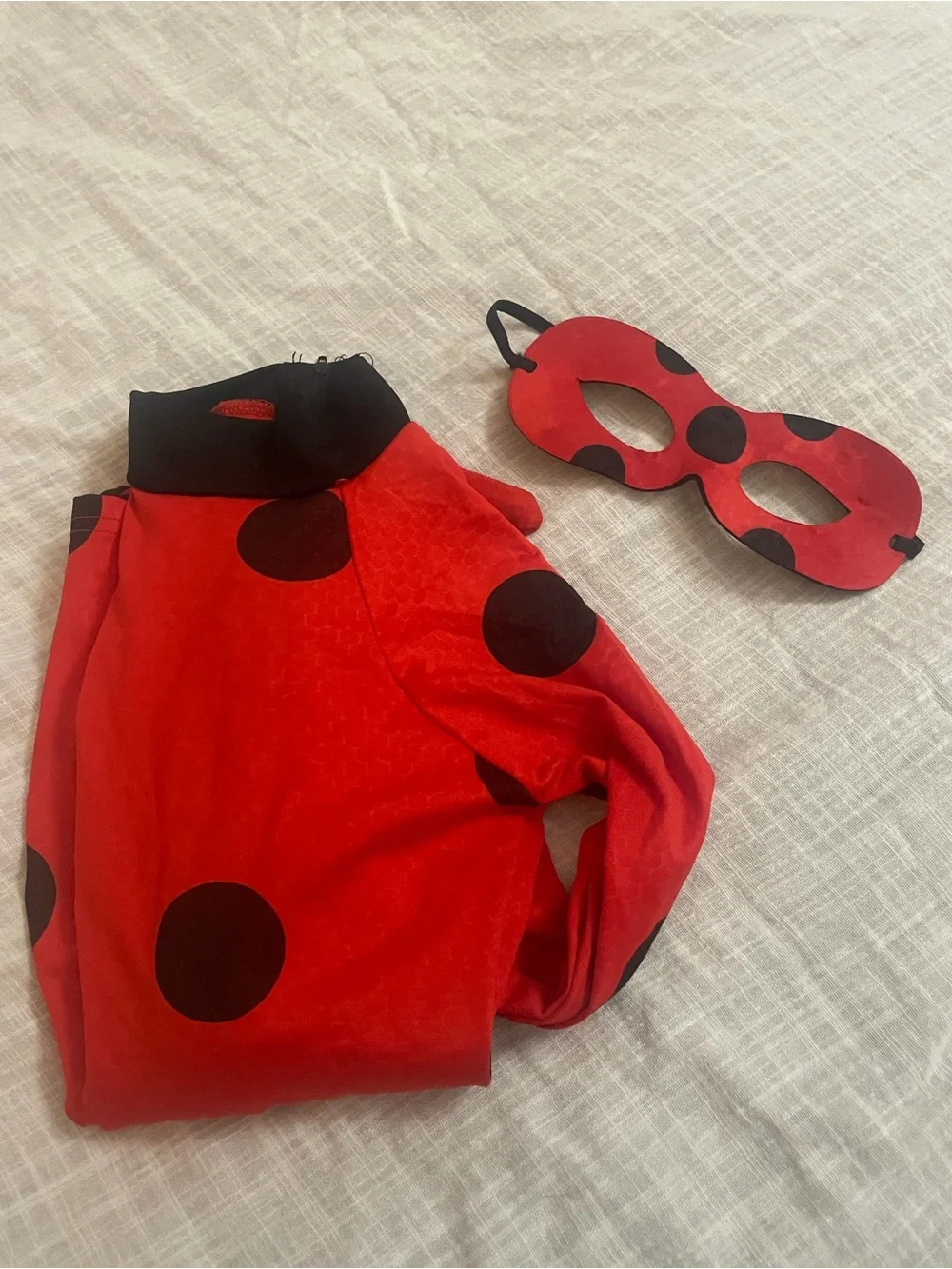 Miraculous Ladybug Jumpsuit Small kids 4-6 Mask Costume Zagtoon